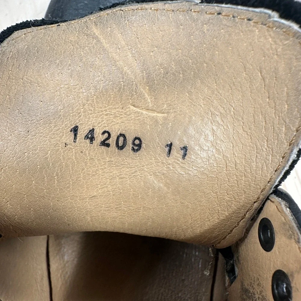 Frye Black Leather Cap‎ Toe Oxford Shoes Mens 9.5 B Dress Derby